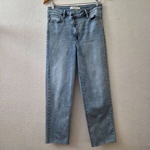 Hidden Los Angeles Jeans w/ Unique Asymmetrical Zipper & button fly Must Have!